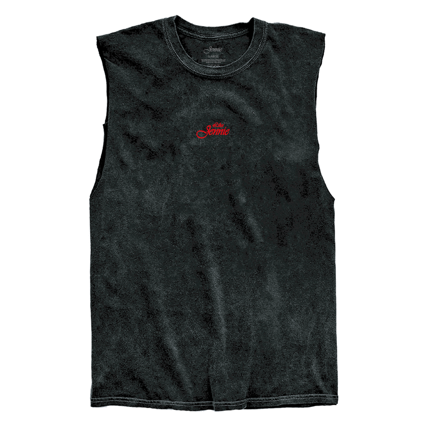 Like Jennie Statement Cut Off Tank