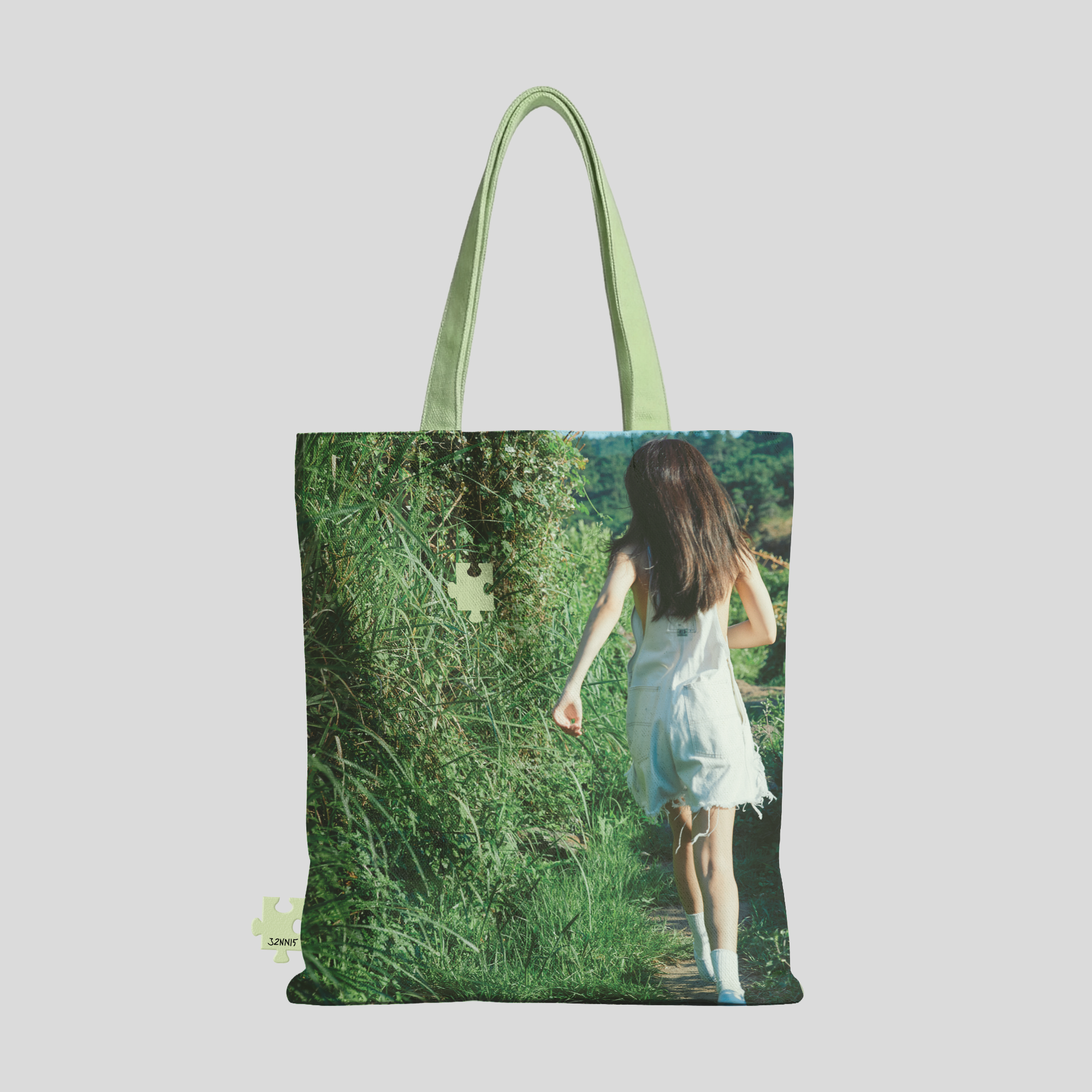 J2NNI5 Green Tote Bag – Jennie