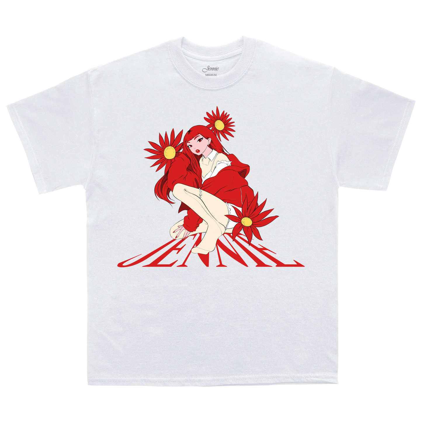 Back to School Anime White Tee