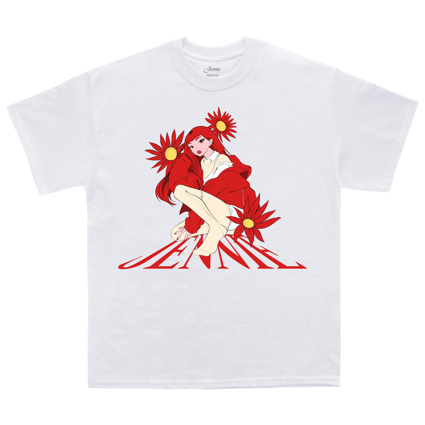 Back to School Anime White Tee