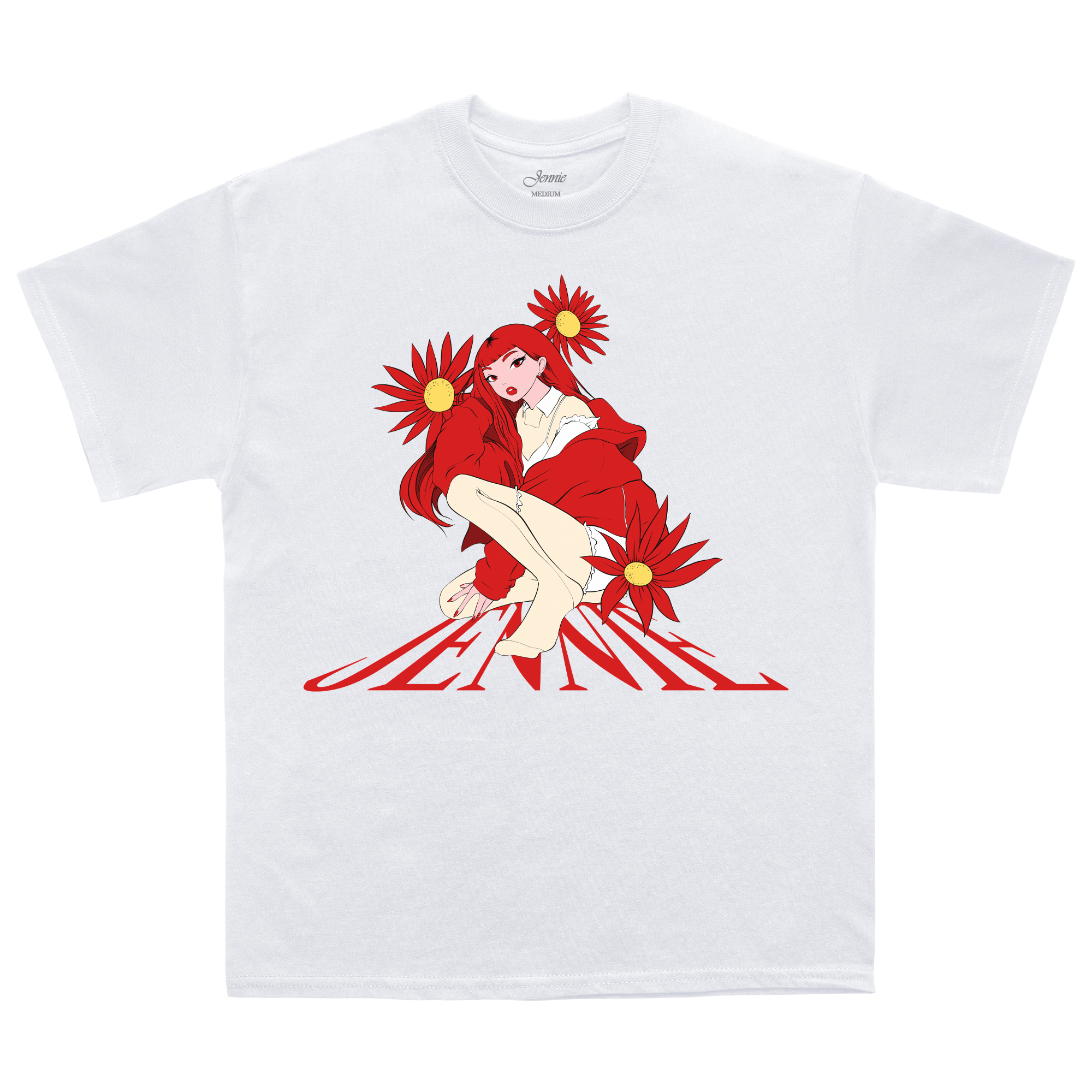 Back to School Anime White Tee