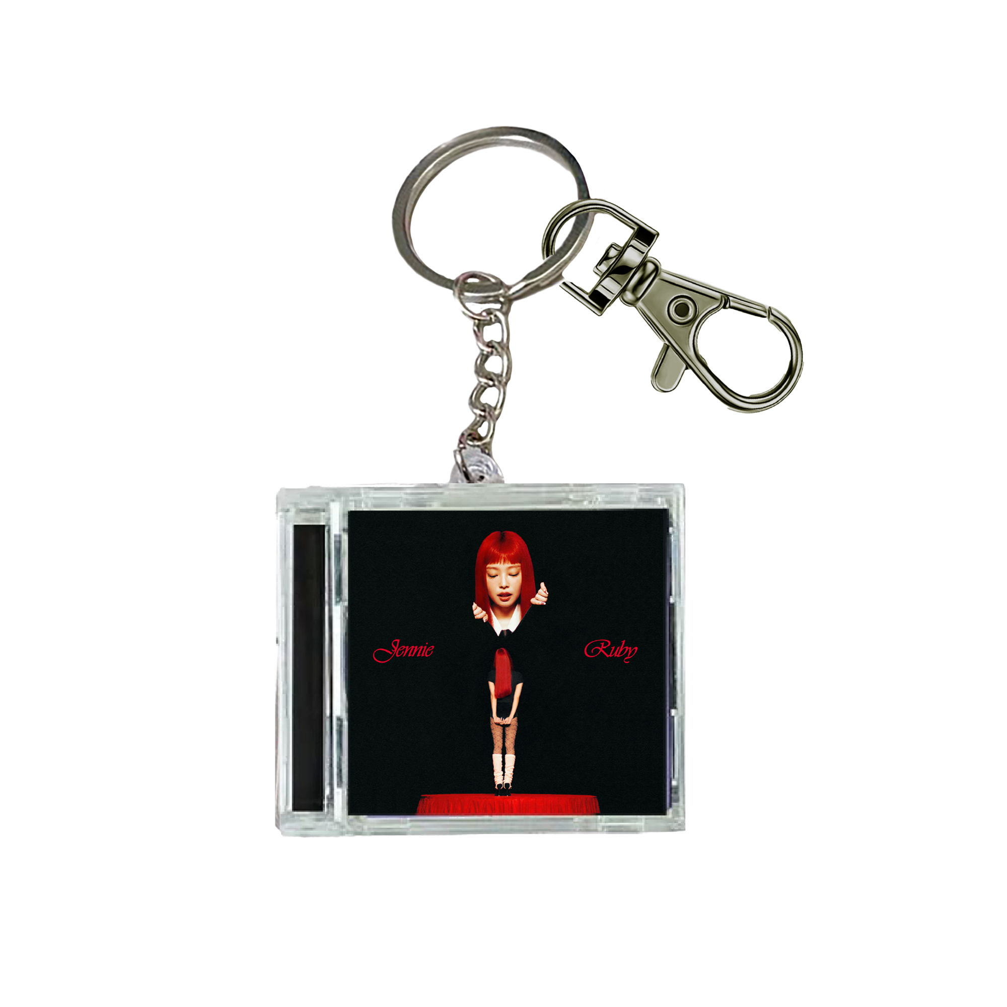 Ruby Black Album Keychain – Jennie