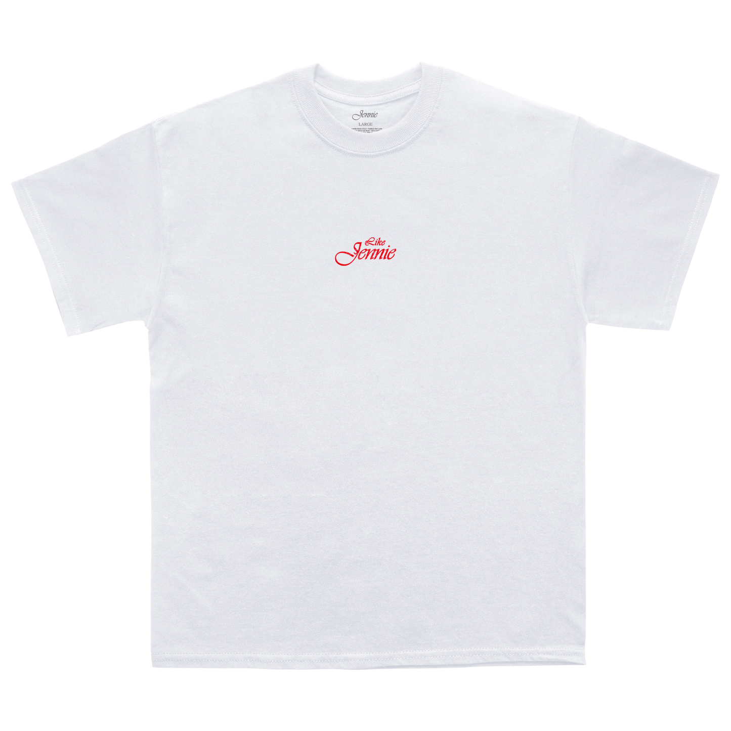 Like Jennie Statement Tee Red
