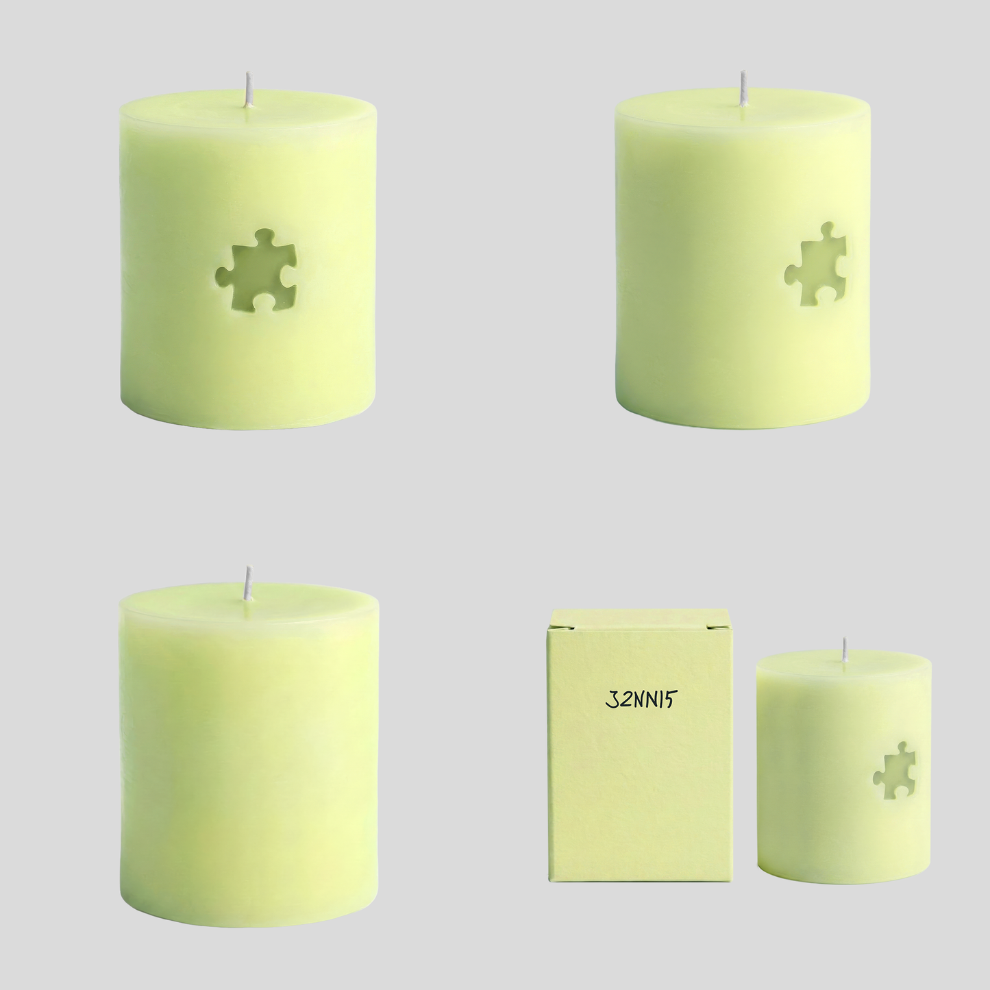 J2NNI5 Scented Green Candle