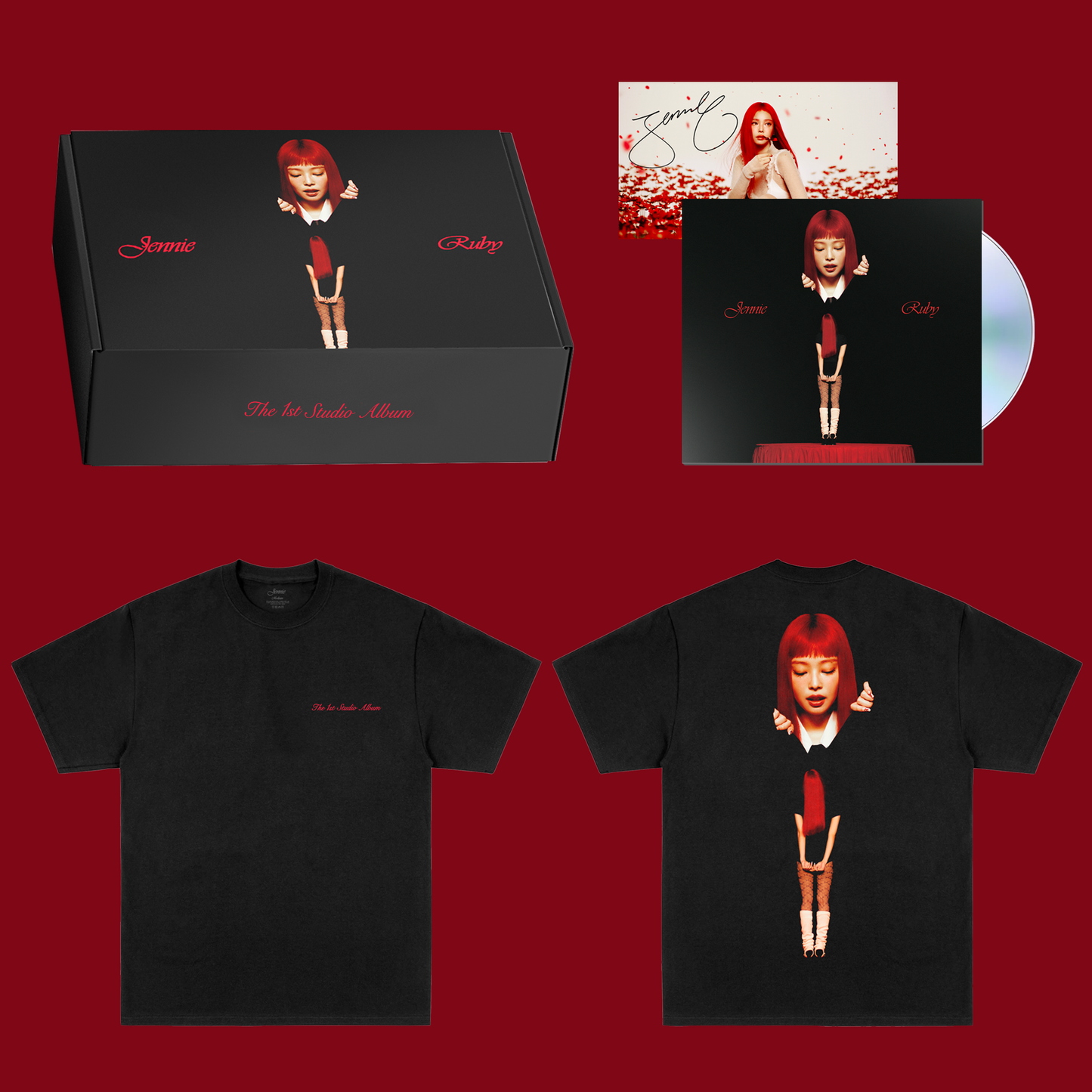 Signed Ruby CD Boxset with Tee (D2C Exclusive) – JENNIE Only Audio